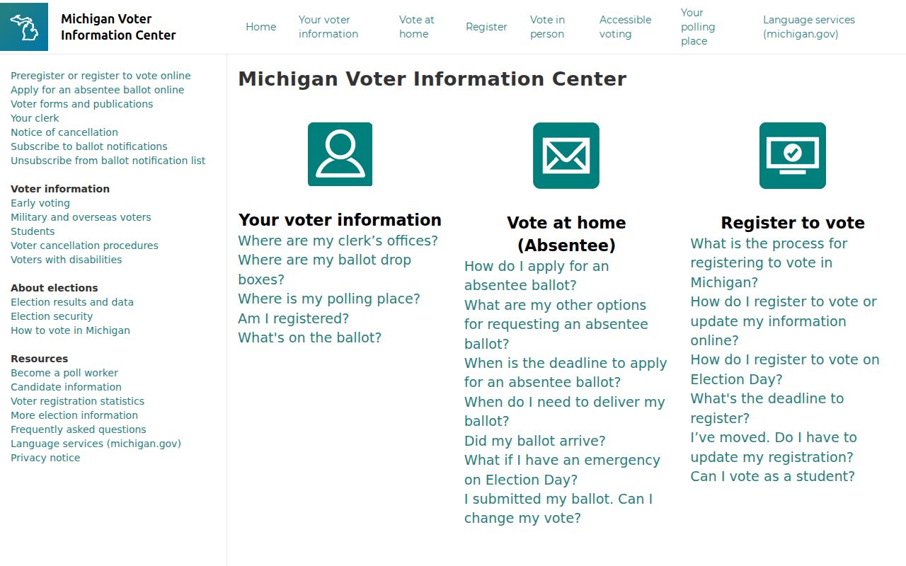 Romulus residents directory Michigan voter information lookup