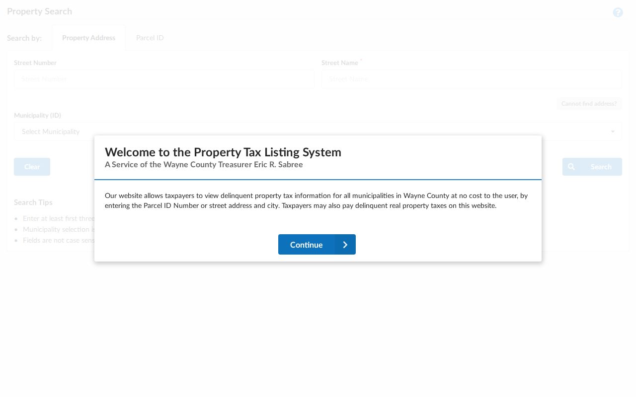 Romulus residents directory Wayne County property-tax search